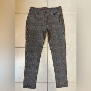 Womens Pants Size 14 Plaid Perfect Fit Ultra Soft Cropped Dress Sabrina Lauren